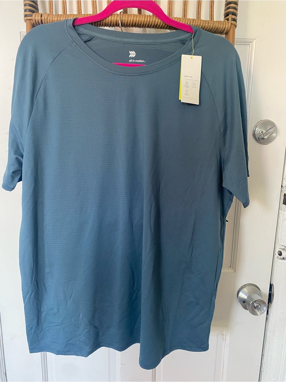 all in motion Men's Slate Blue Short-Sleeve Performance Tee